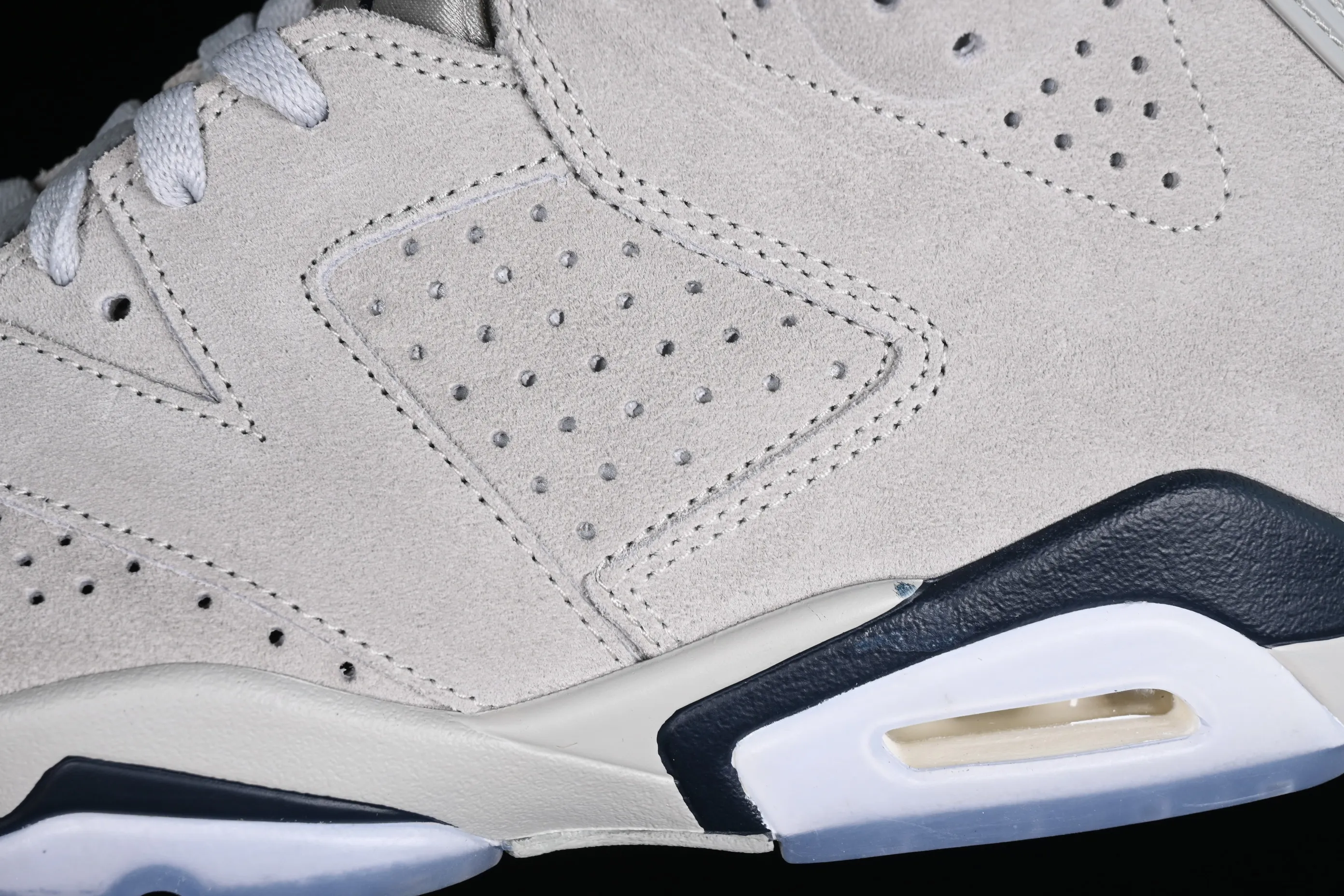 All categories Air Jordan Jordan series basketball shoes Air Jordan 6 LJR version Air Jordan 6 Retro "Georgetown" AJ6 Joe 6 Georgetown gray blue CT8529-012